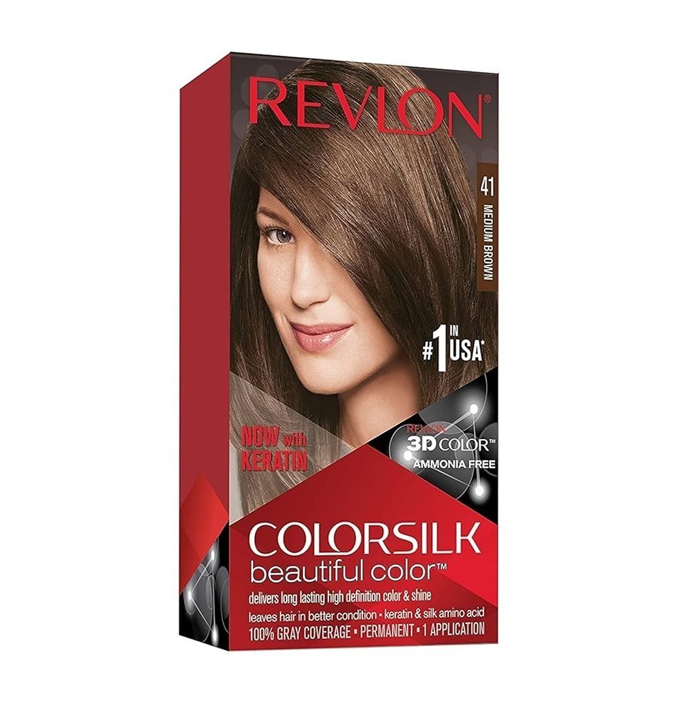 Revlon Color Silk – 41 Medium Brown