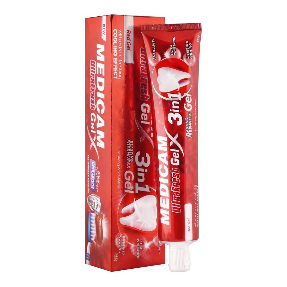 Mediacam Tooth Gel 125Gm Red
