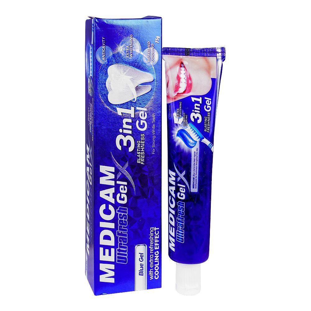 Mediacam Tooth Gel 75Gm Blue