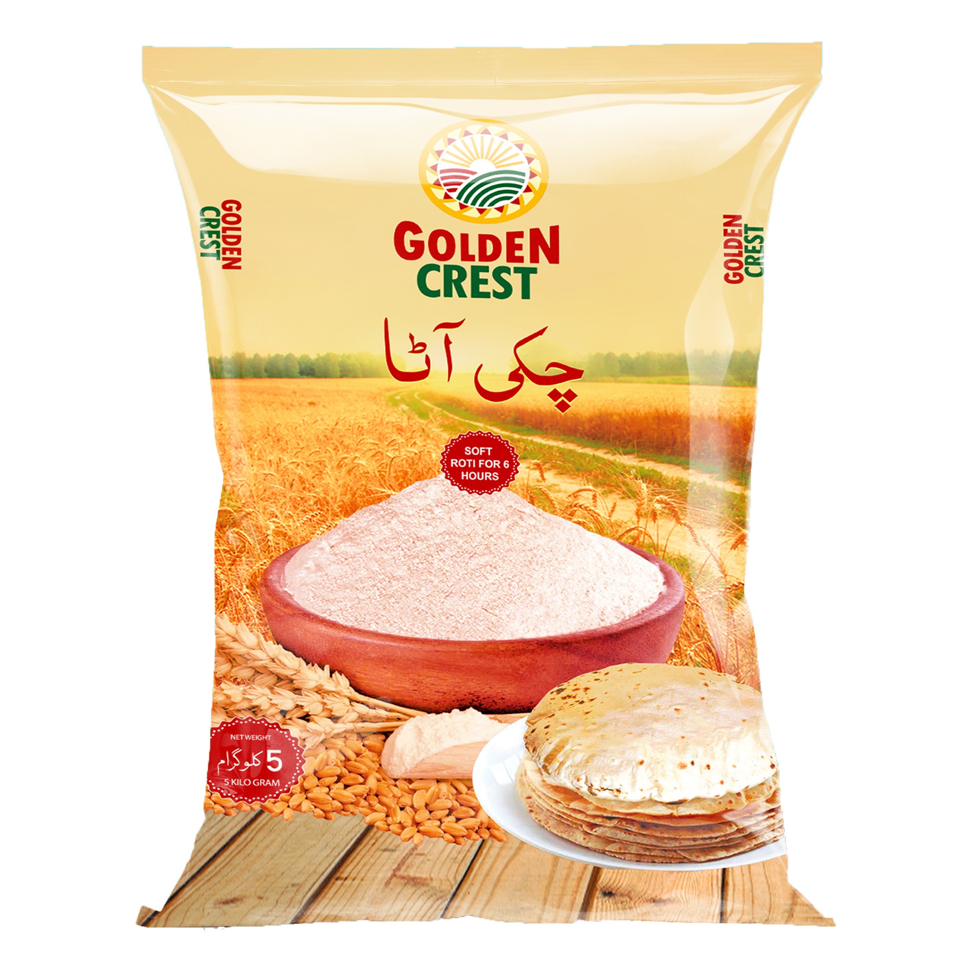 Golden Crest Fortified Atta 5Kg