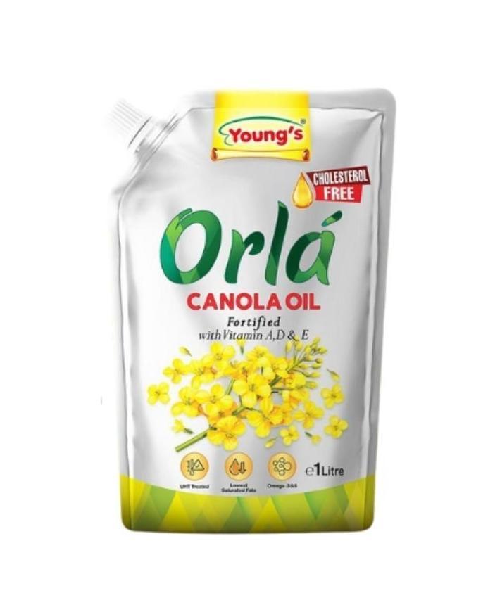 Youngs Orla Canola Oil 1Ltr Sp