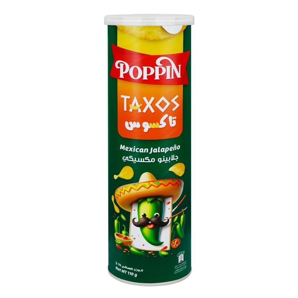 Poppin Taxos Jalapino 110Gm