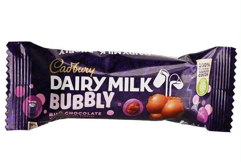 Cadbury Dairy Milk Bubbly 13.5 Grms