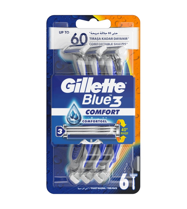 Gillette Blue- 3 Comfort Rezor