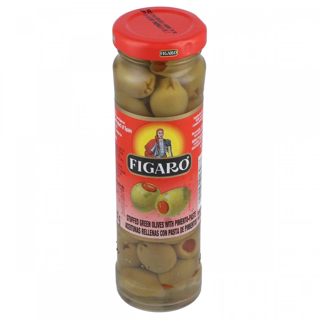 Figaro Stuffed Green Olives 85G
