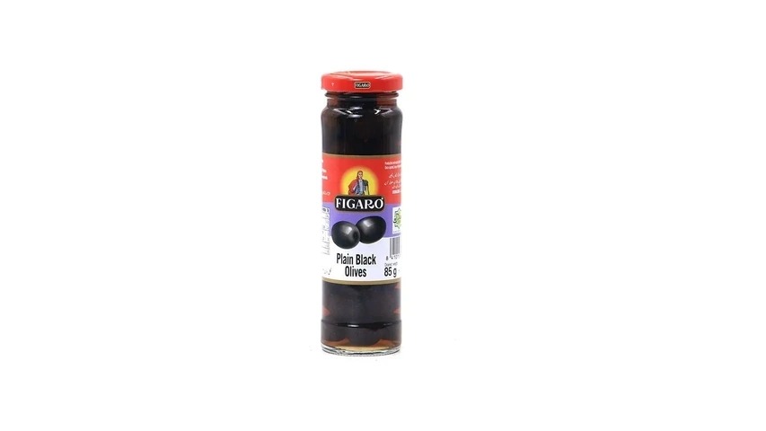 Figaro Plain Black Olives 85G