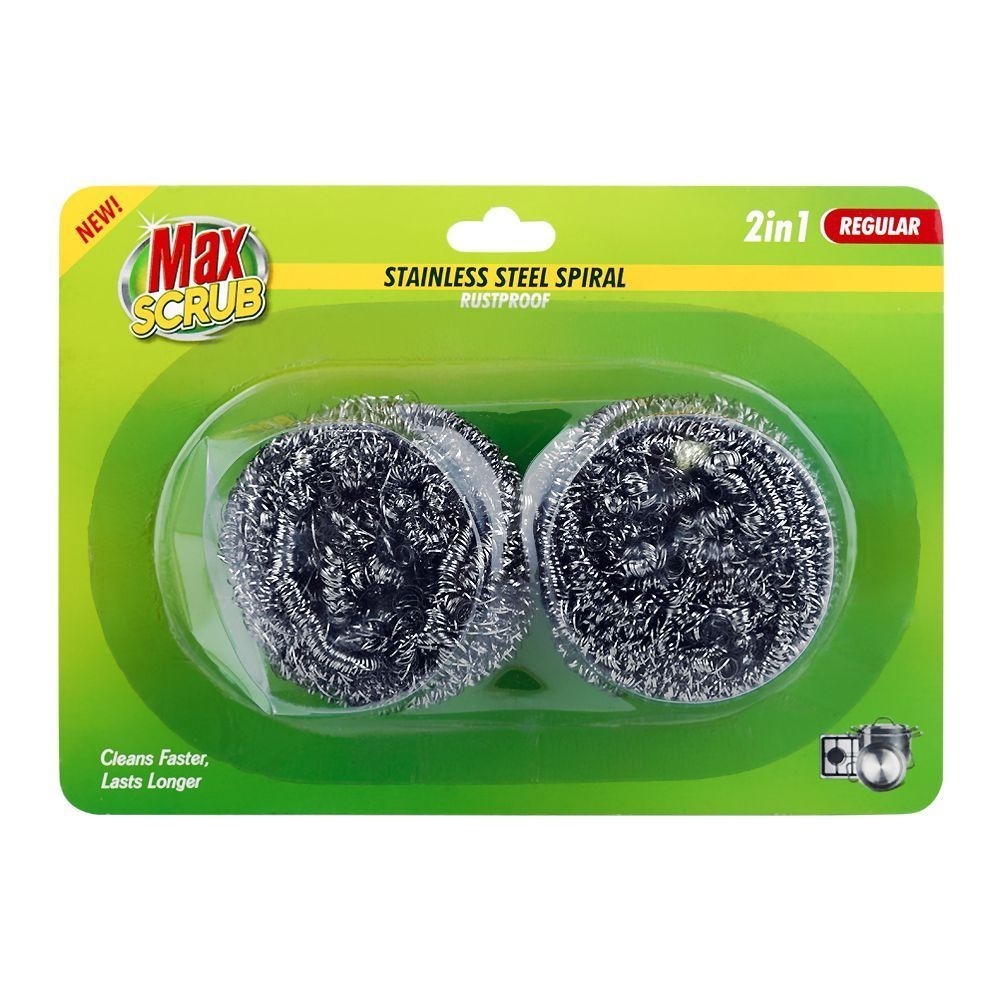 Max Scrub Spiral 2In 1 Jumbo
