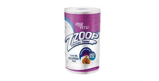 Rose Petal Zzoop Kitchen Towel 260 Kcal