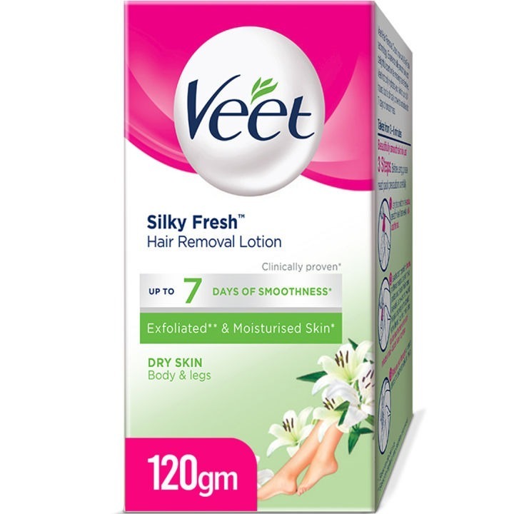 Veet Dry Skin Hair Removal Lotion 120 Grms