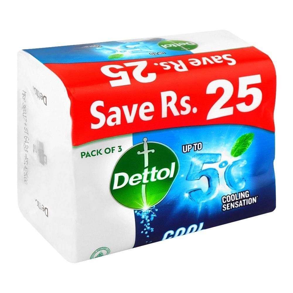 Dettol Cool Soap 3 Pcs Pack