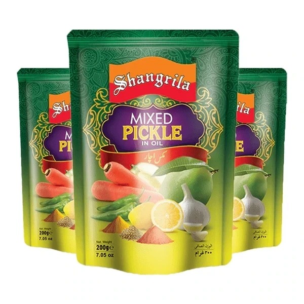 Shangrilla Mixed Pickle 200 Grms Pouch