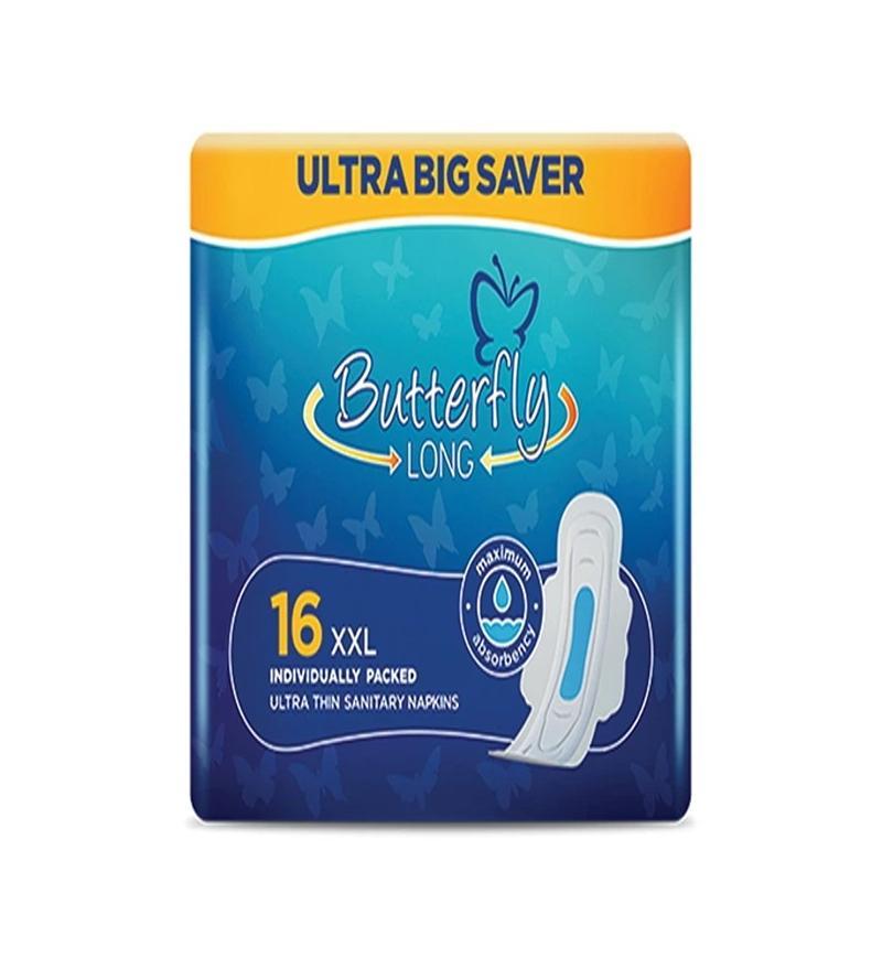 Butter Fly Long Pads Wxl 10 Pcs Pack