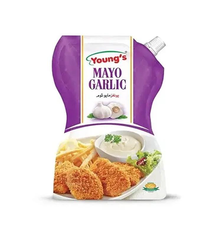 Youngs Mayo Garlic Sauce 200 Ml Pouch
