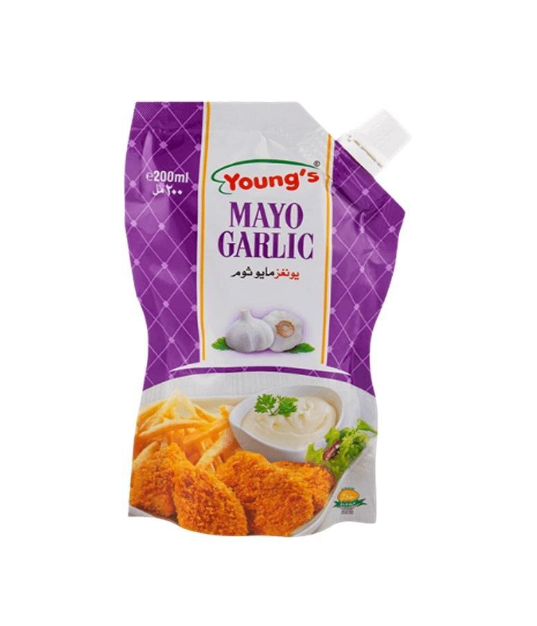 Youngs Mayo Garlic Sauce 1000Ml