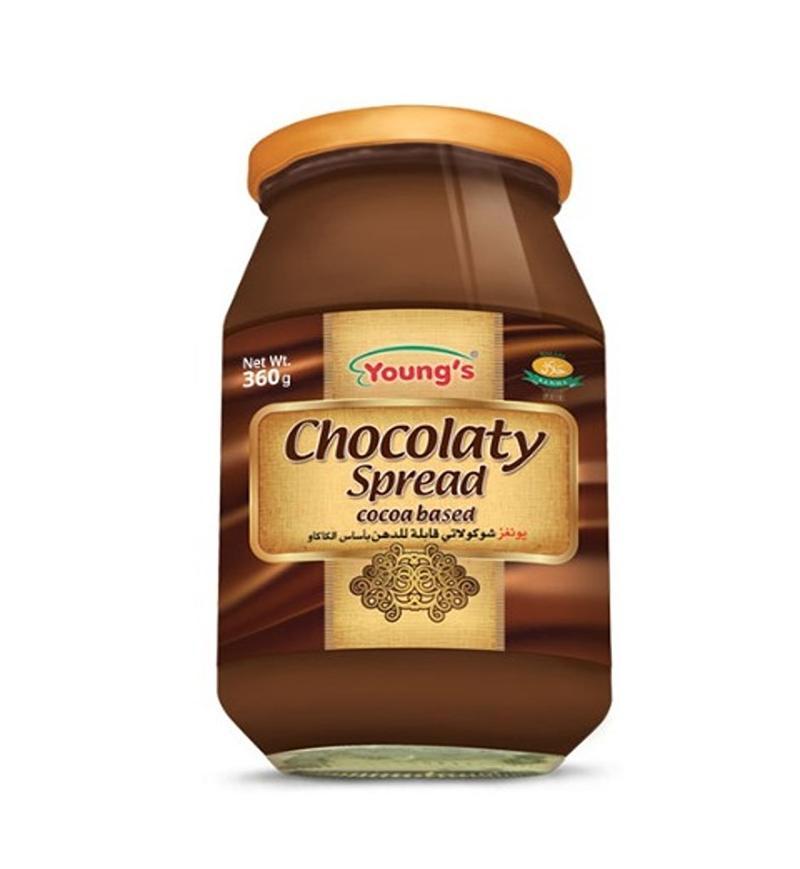 Youngs Chocolaty Spread 360 Grms Btl