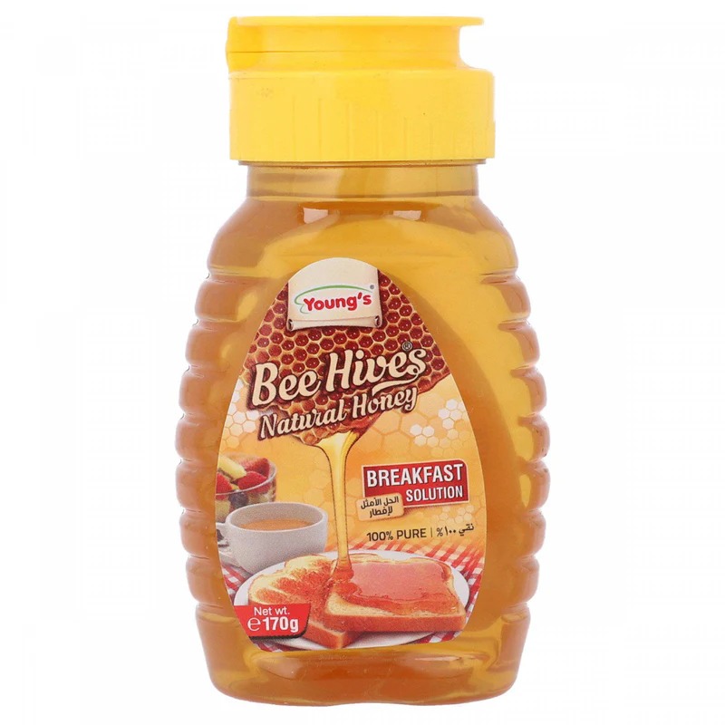 Youngs Natural Honey 170 Grms Bottle