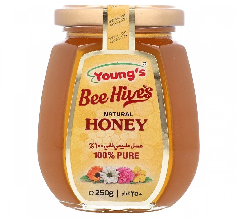 Youngs Natural Honey 250 Grms Jar