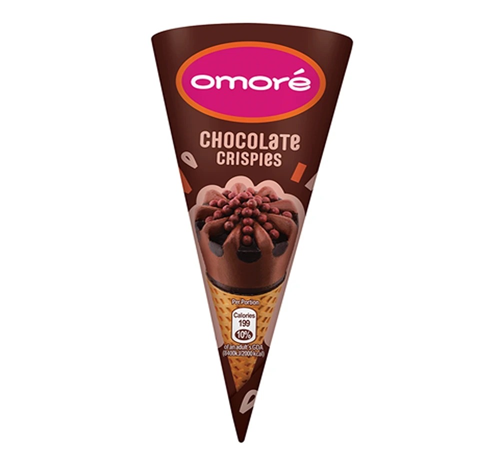 Omore Cone Choc-Crispies 100Ml