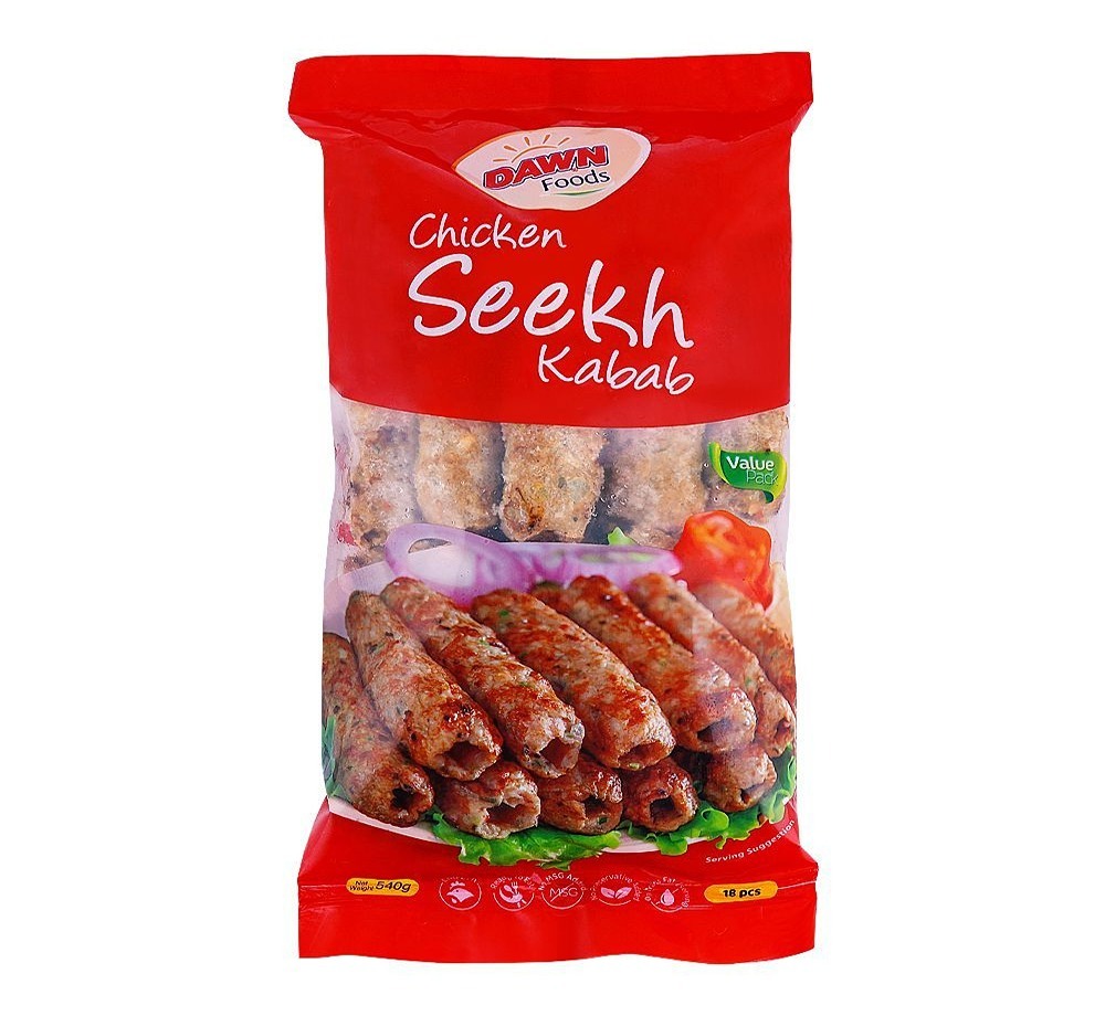dawn Chicken Seekh Kabab 18P