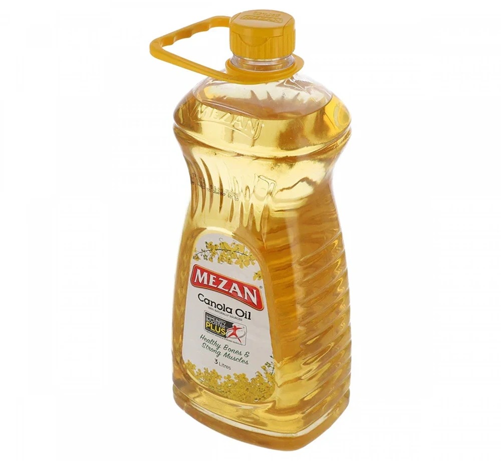 Mezan Canola Oil 3 Ltrs Bottle