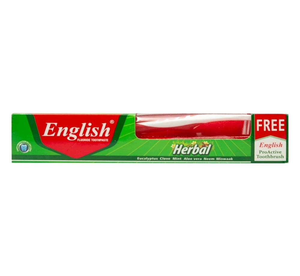 English Tootpaste Herbal Brush Pack