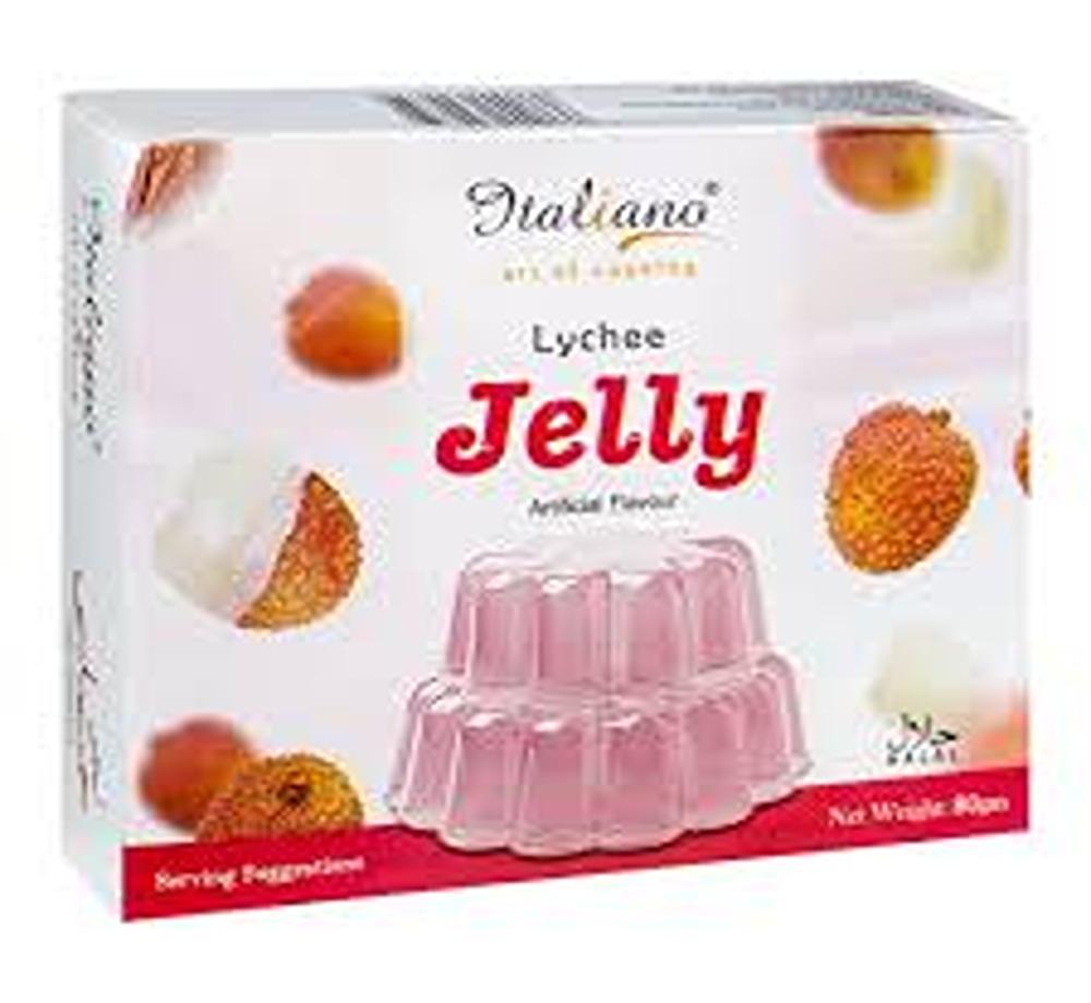 Italiano Lychee Jelly Powder 80Gm