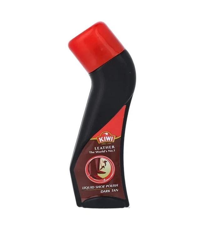 Kiwi Liquid Shoe Polish 75 Ml Dark Tan
