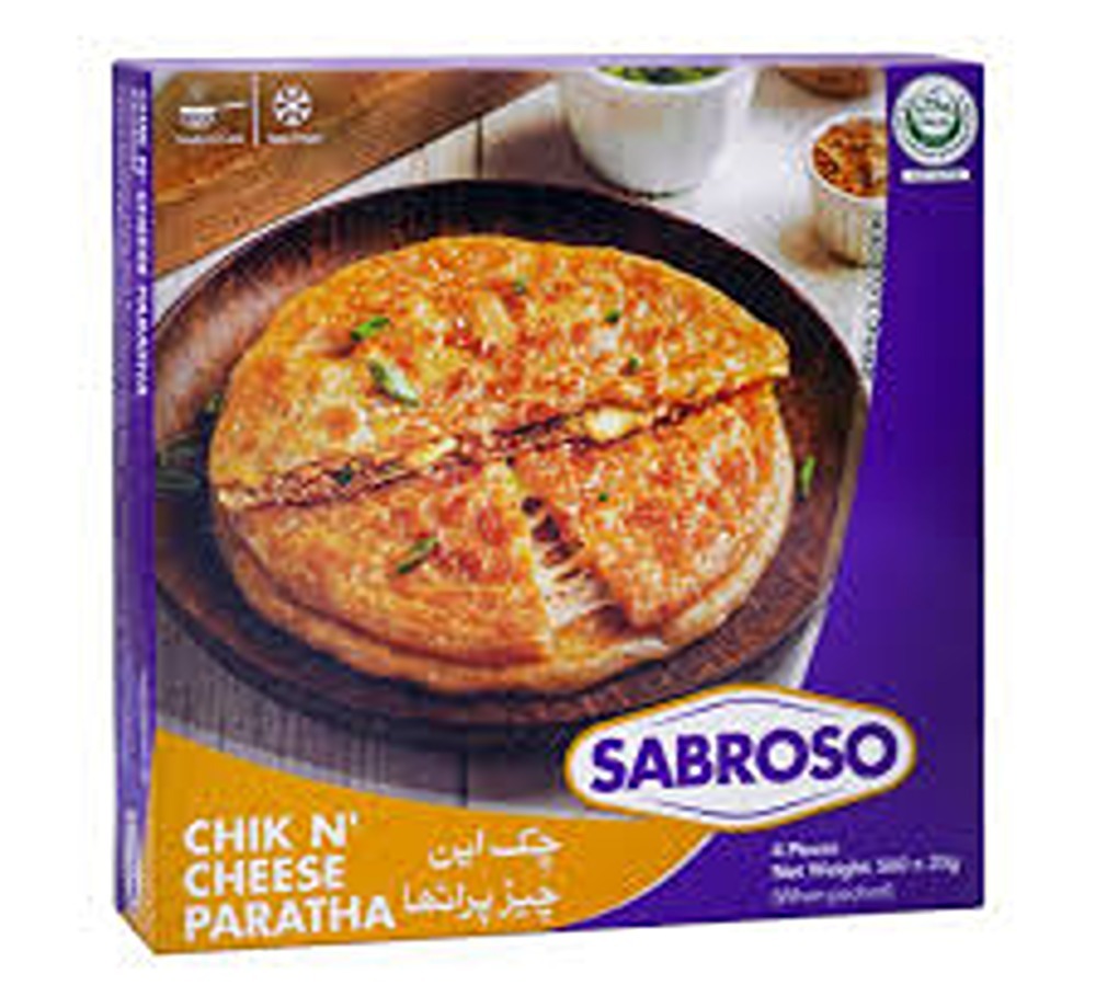 Sabroso Chik-N Cheese Paratha 560Gm