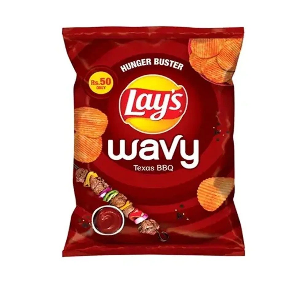 Lays Wavy Bbq 30Gm Rs.50