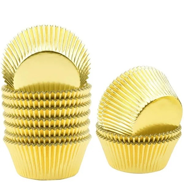 CUP CAKE MOULD GOLDEN 100PCS  China