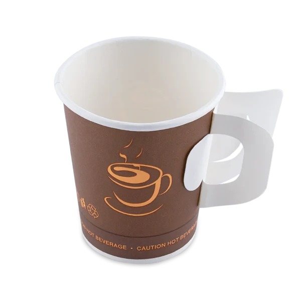 DISPOSABLE HANDLE TEA CUP