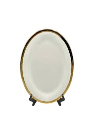 RICE PLATE BONE GOLDEN