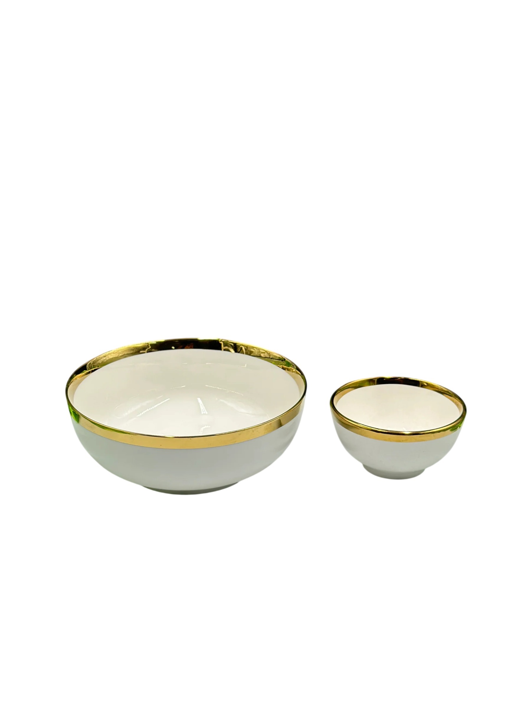 BOWL OPEN BONE GOLDEN