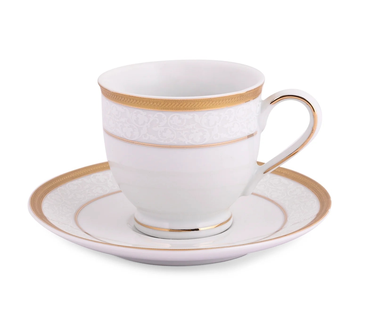 CUP SAUCER SET 6+6  Safari