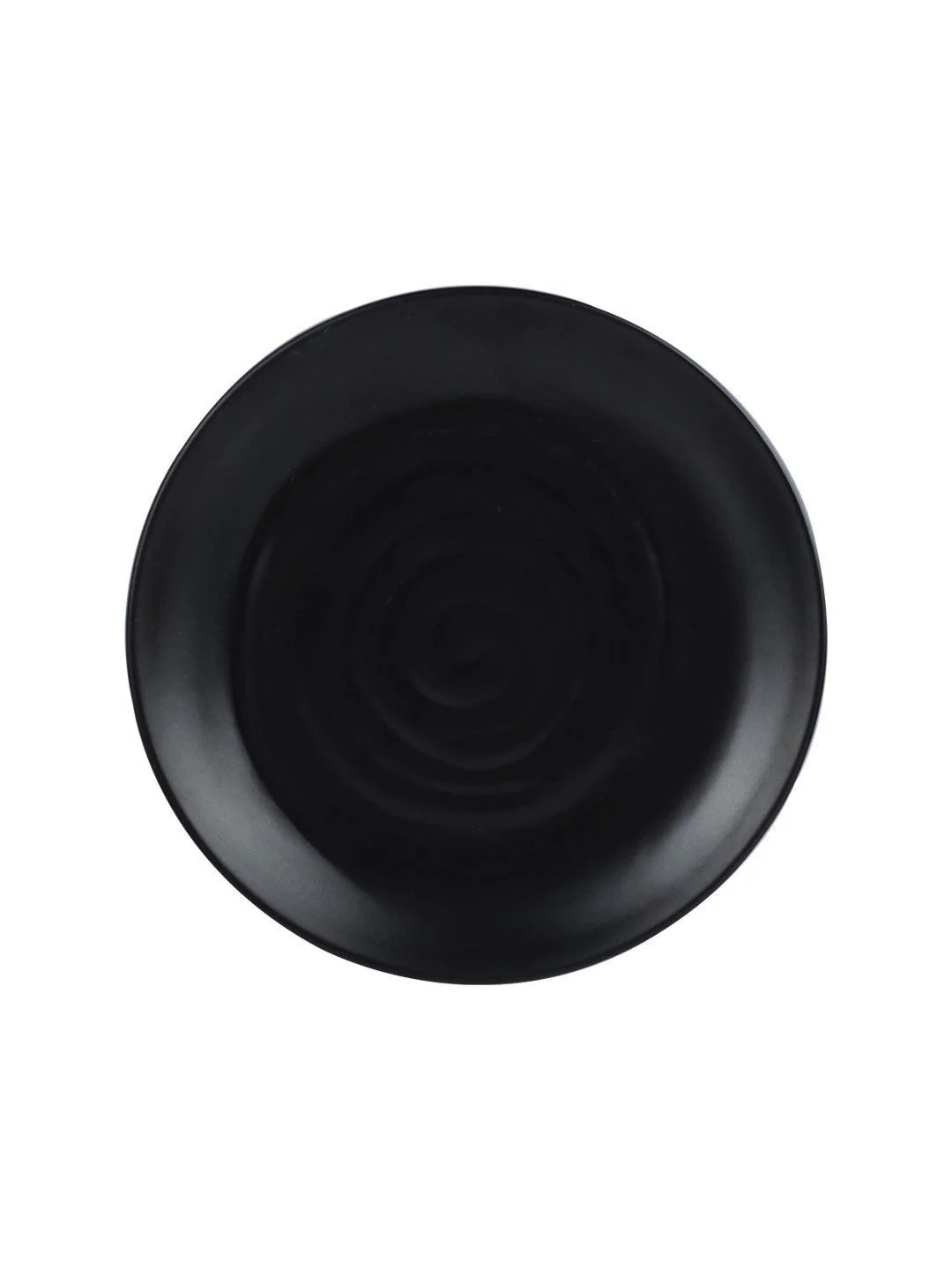 QUARTER PLATE MELEMINE A9 BLACK