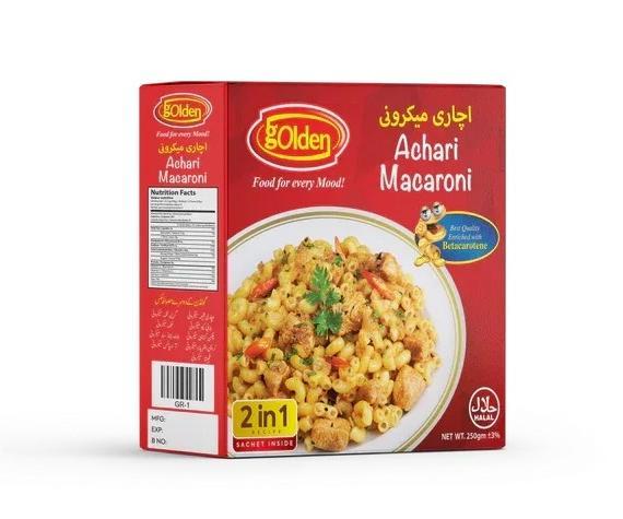 Golden MACRONI ACHARI RECEIPE