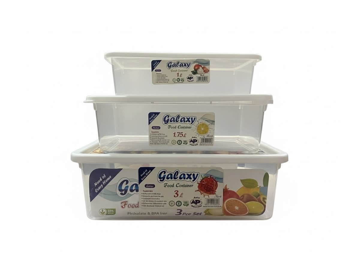 GALAXY FOOD CONTAINER 4P SET