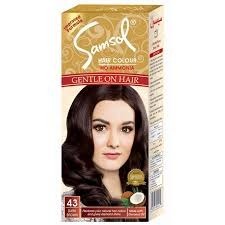 SAMSOL HAIR COLOR -43 DARK BROWN