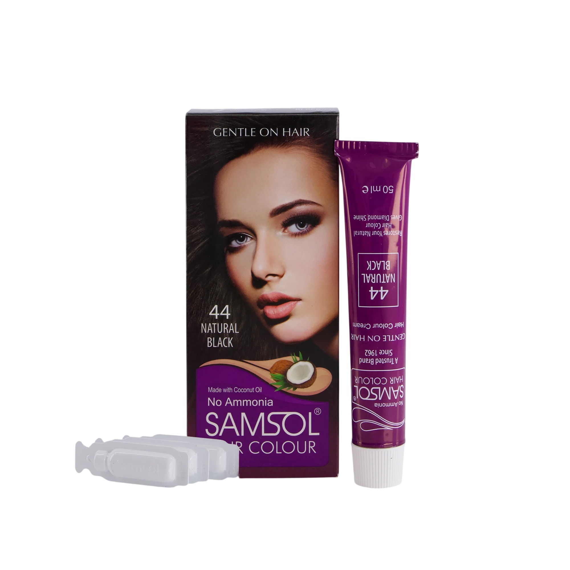 SAMSOL HAIR COLOR -44 NAT BLACK COCO