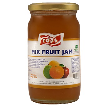 TOPS MIXED FRUIT JAM 440 GM