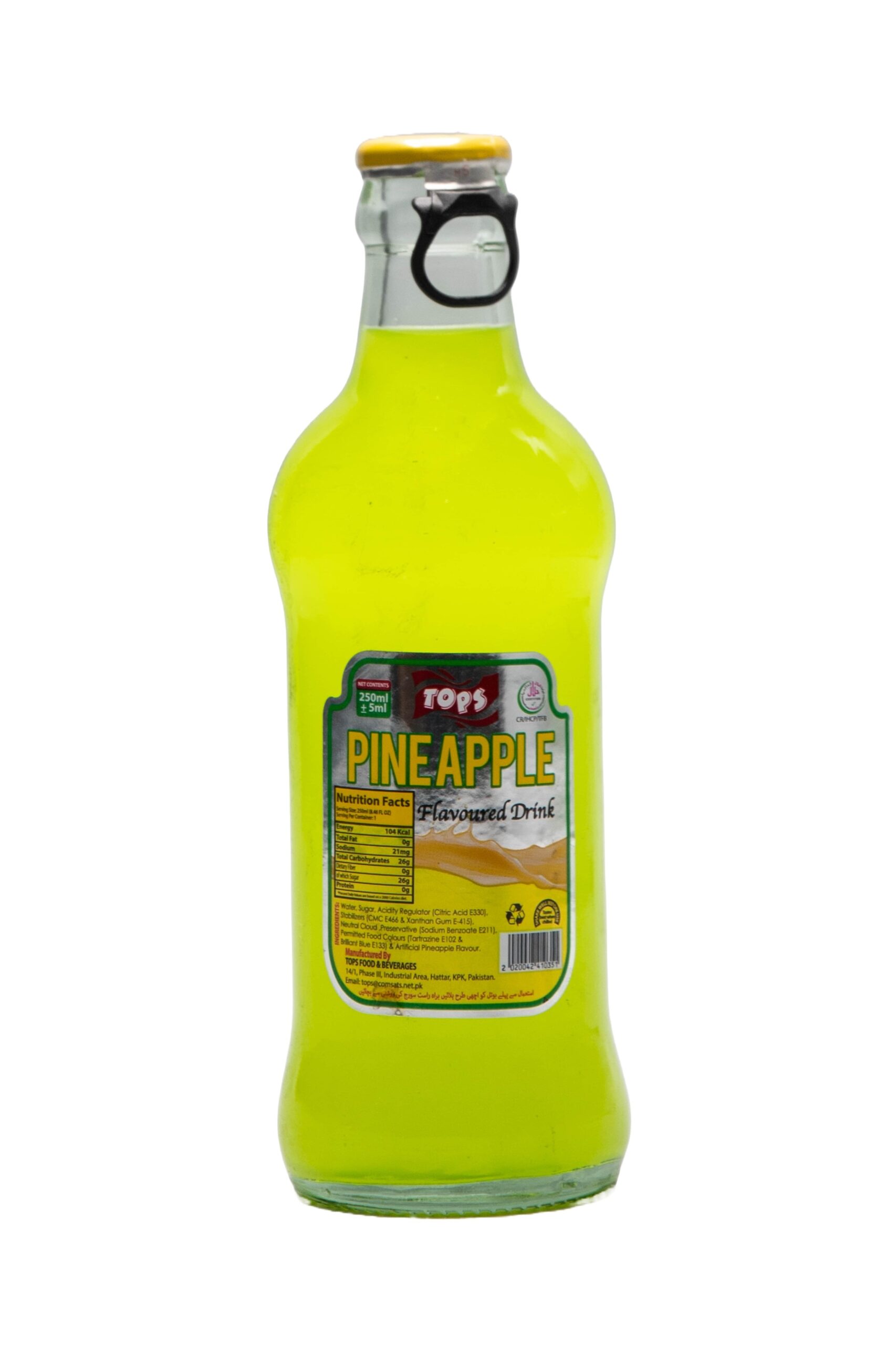 TOPS PINEAPPLE  FRIUT DRINK 250 ML (NR)