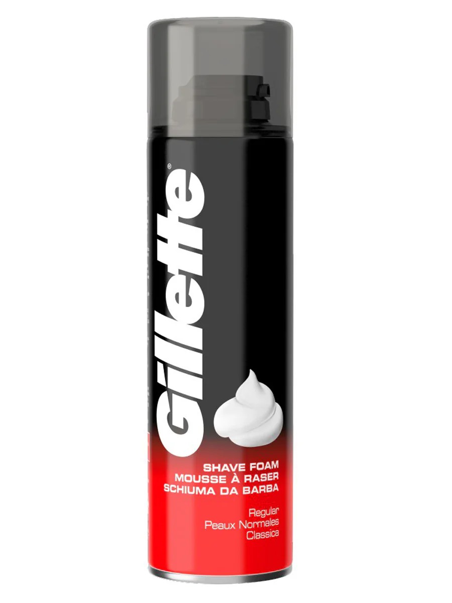 GILLETTE SHAVING FOAM REGULAR 200 ML
