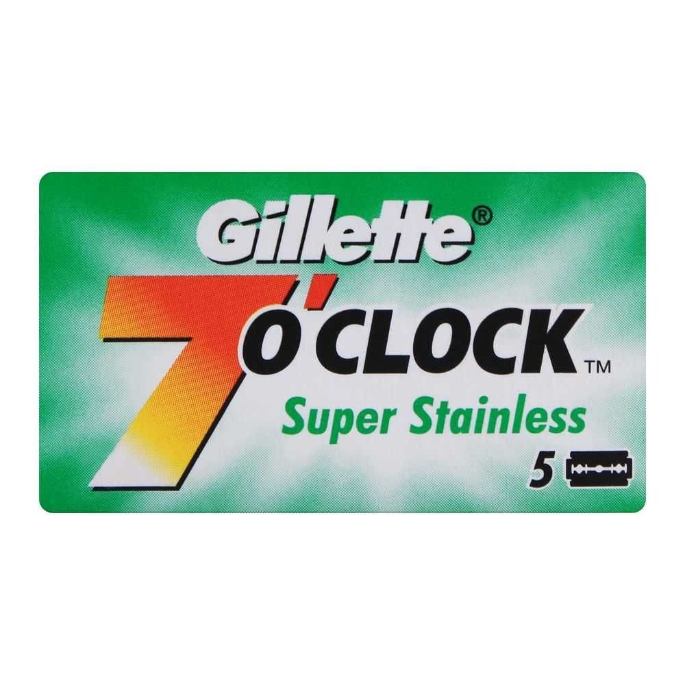 GILLETTE 7 O CLOCK S-S  5 BLADES PACK