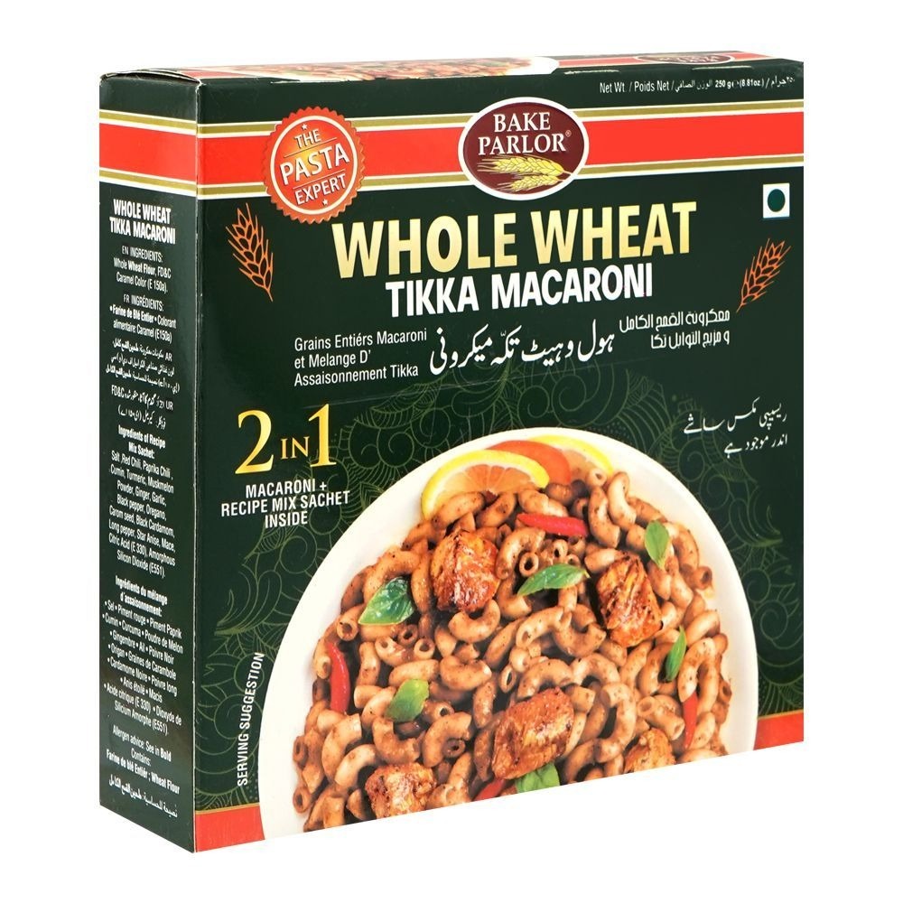 BP WHOLE WHEAT TIKKA MACARONI 250G