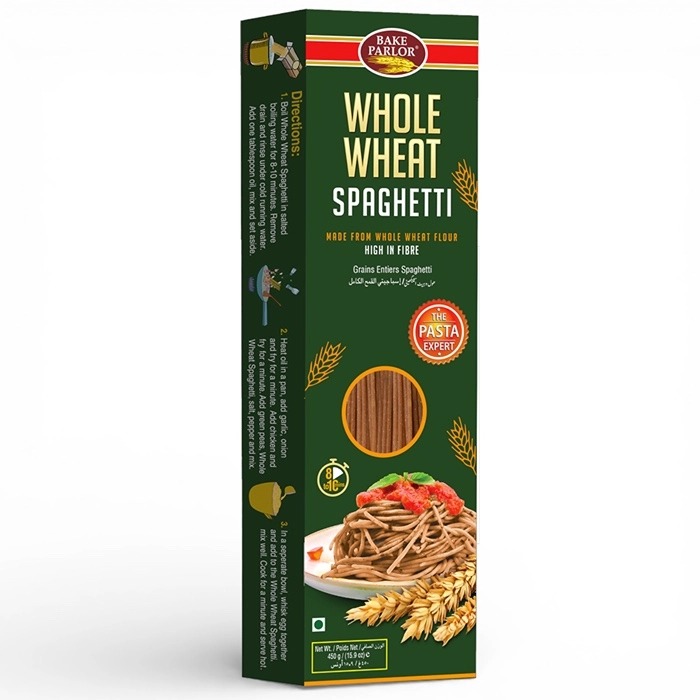 B-PARLOR WHOLE WHEAT  SPAGHETTI 450 GRM