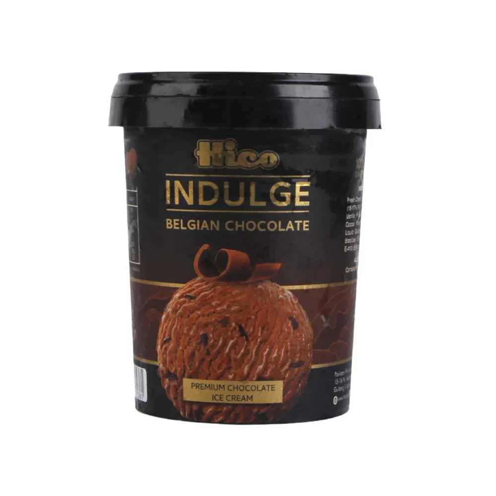 HICO INDULGE BELGIAN CHOC 500ML Jar