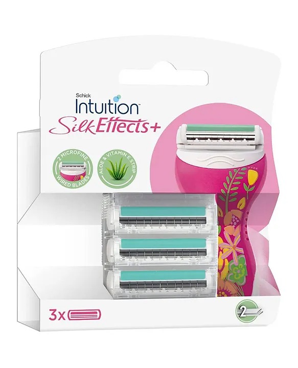 SCHICK INTUITION SILK EFFECT+ REFILL KIT