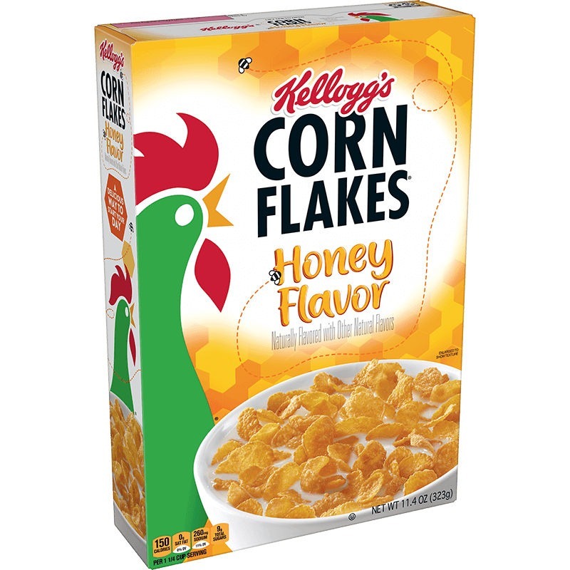 KELLOGGS CORN FLAKES HONEY & NUTS 375G
