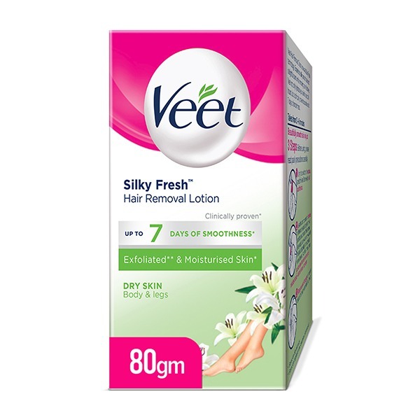 VEET DRY SKIN HAIR REMOVAL LOTION 80 GRMS