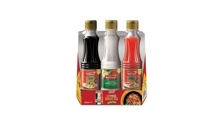 CHINESE SAUCE TRIO PACK 900ML National